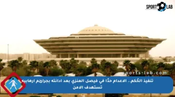 تنفيذ الحُكم.. الإعدام حدًا في فيصل العنزي بعد إدانته بجرائم إرهابية تستهدف الأمن